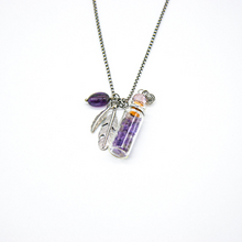 Load image into Gallery viewer, Amethyst Diffusing Necklace | Energy &amp; Healing | Diffusing on the go
