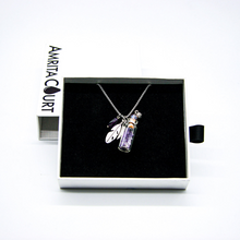 Load image into Gallery viewer, Amethyst Diffusing Necklace | Energy &amp; Healing | Diffusing on the go
