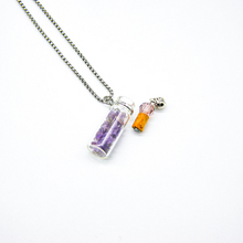 Load image into Gallery viewer, Amethyst Diffusing Necklace | Energy &amp; Healing | Diffusing on the go
